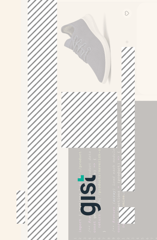 Light grey athletic shoe with white sole and laces, angled on a light background