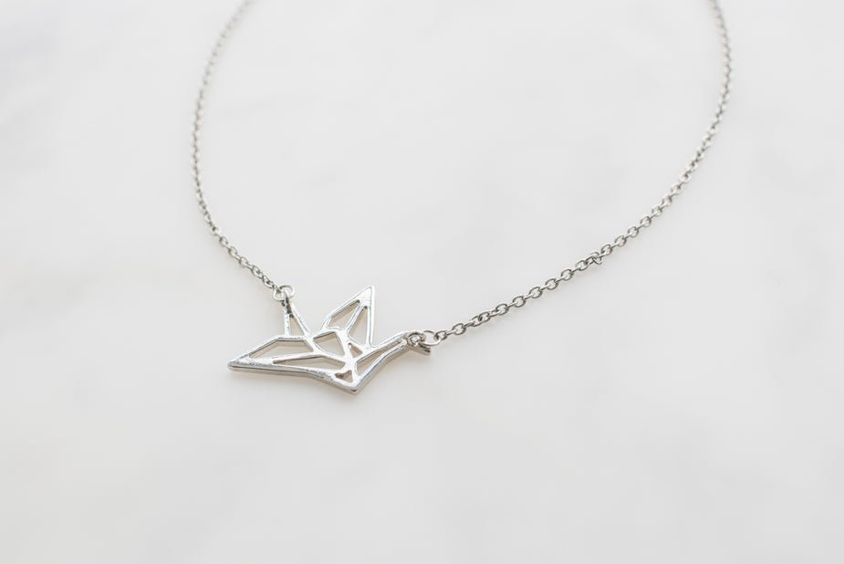 Origami Crane Necklace Necklace silver-origami-necklace_925x_4b732e9b-02f5-4deb-9b5a-d4a35ca8e438 2
